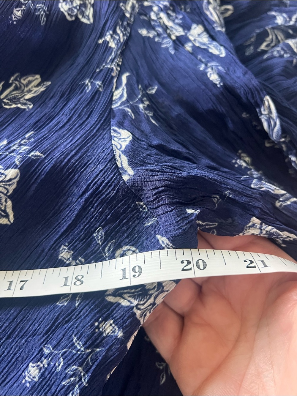 Polo Ralph Lauren Women’s Maxi Dress Sheer Sleeve Navy Size 12 - Picture 10 of 11